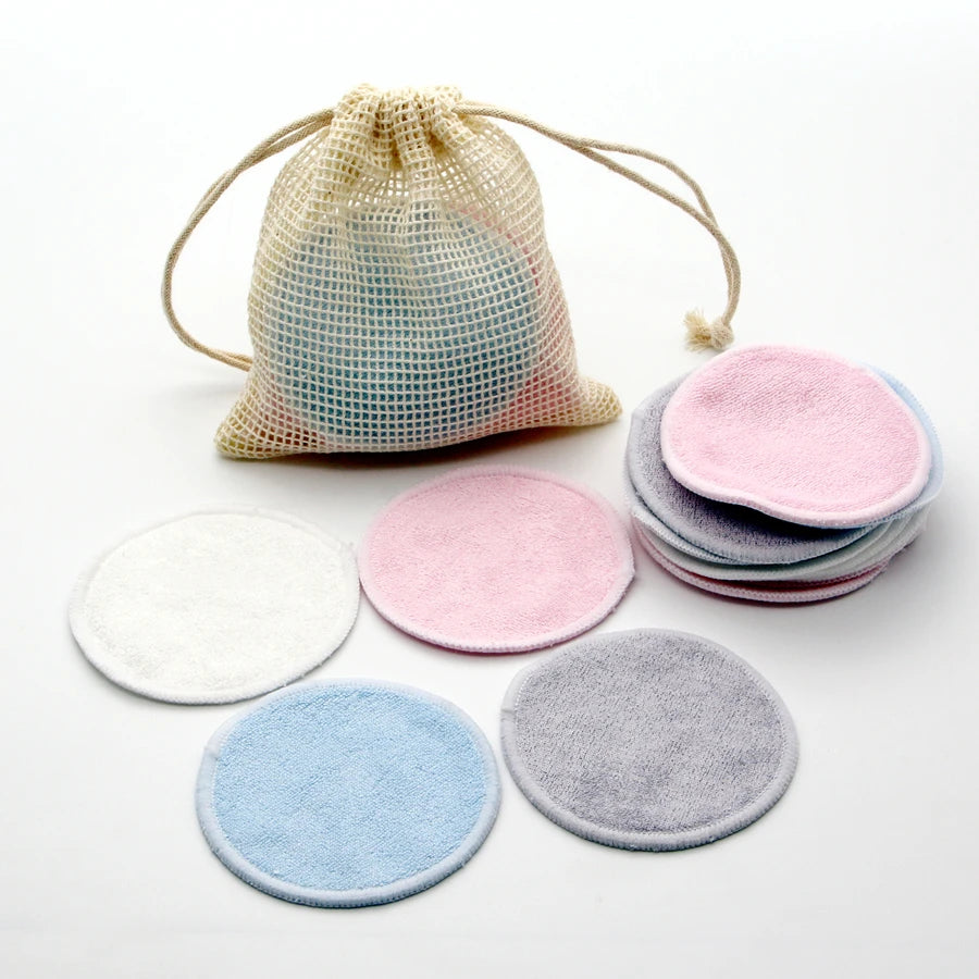 12Pc Bamboo Makeup Remover Pads
