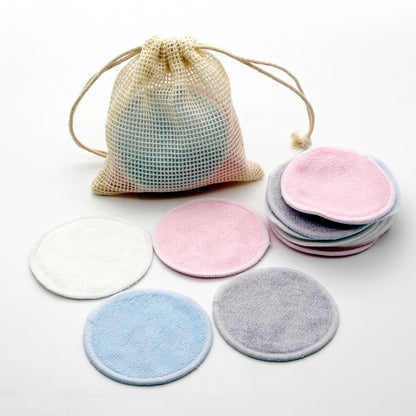 12Pc Bamboo Makeup Remover Pads