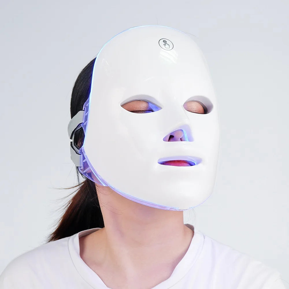 Wireless 7 Colors Light Led Facial Skincare Mask