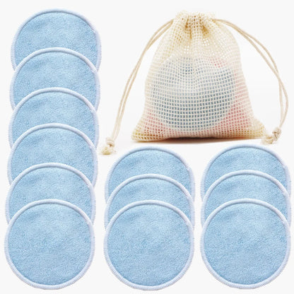 12Pc Bamboo Makeup Remover Pads