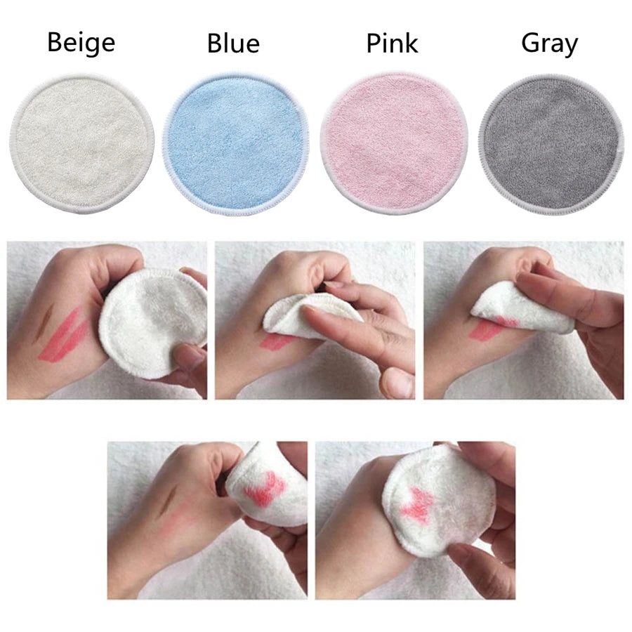 12Pc Bamboo Makeup Remover Pads