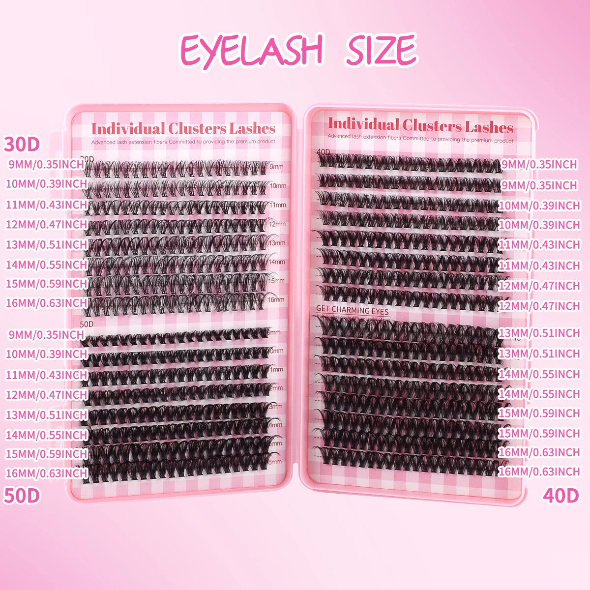 640Pc DIY Lash Extension Kit with Lash Bond and Seal