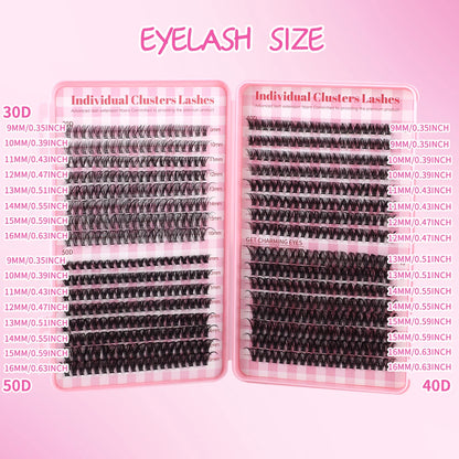 640Pc DIY Lash Extension Kit with Lash Bond and Seal