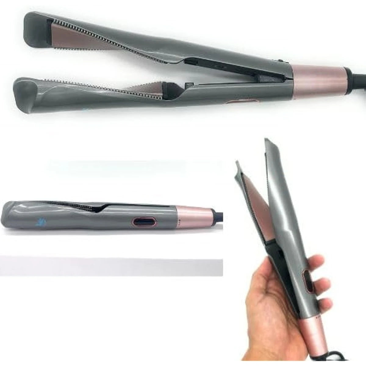 2 in 1 Ceramic Tourmaline Twist Hair Straightener Curler