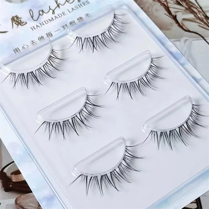 Reusable Clear Band Mink Lashes - 3pairs