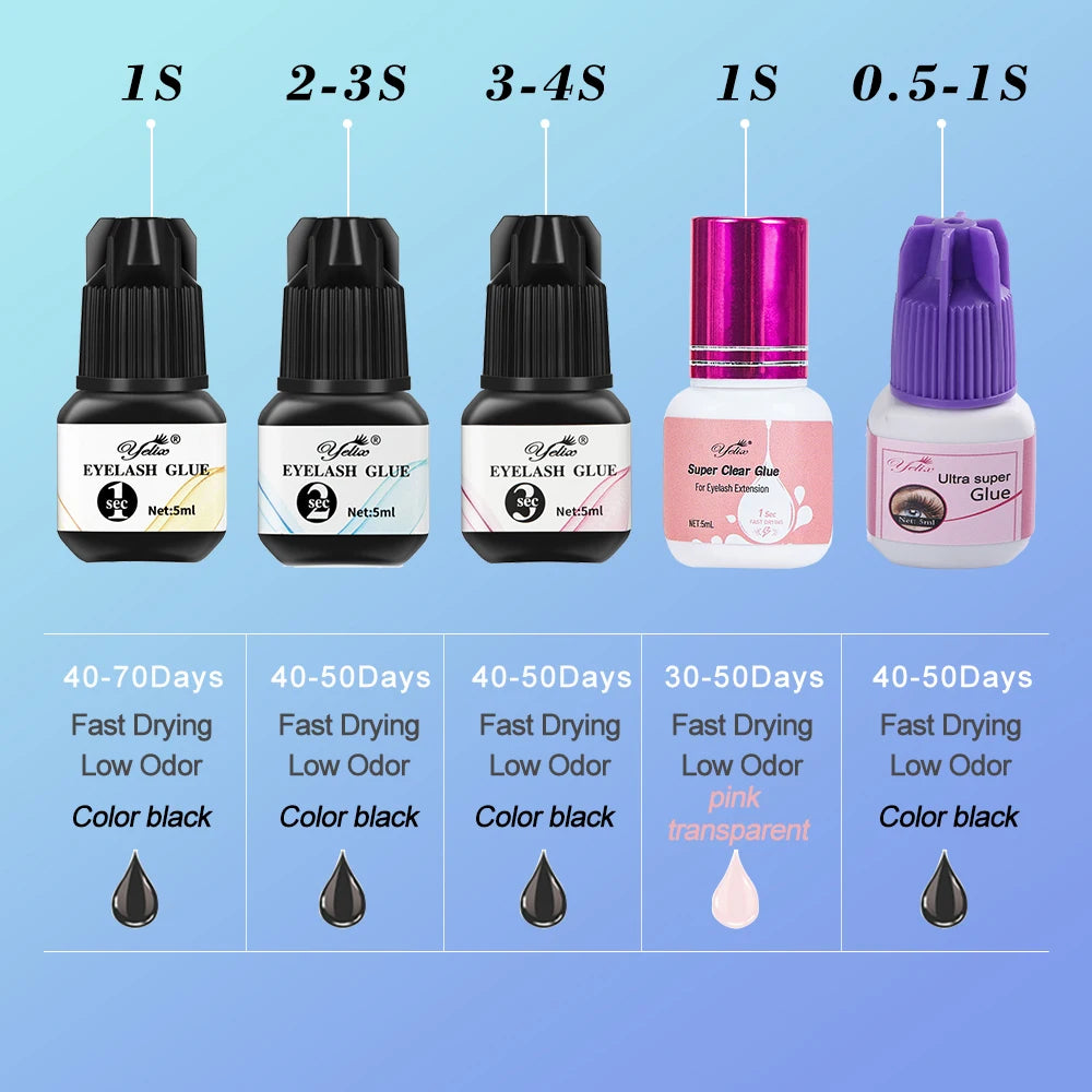 Eyelash Extension Glue 0.5-1 Sec Fast Dry