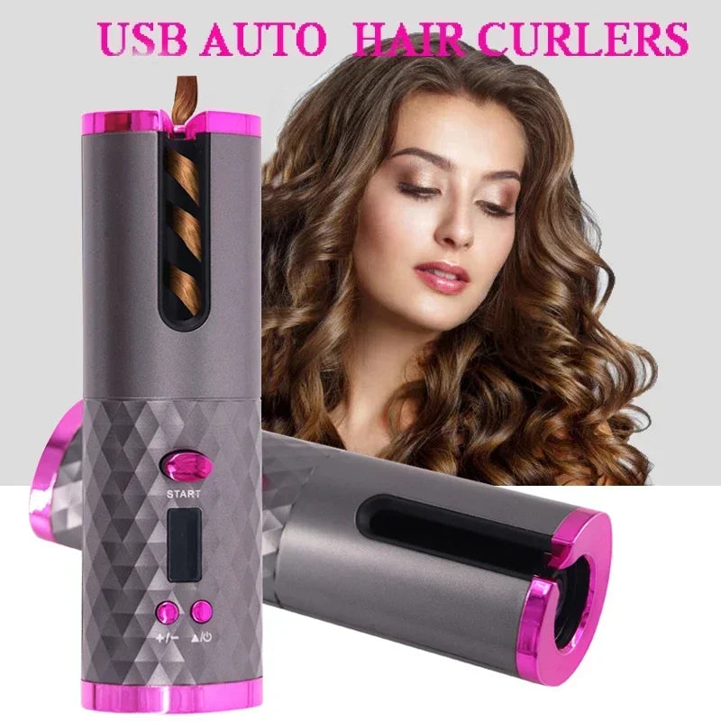 Wireless Automatic Hair Curler - 3 Colors