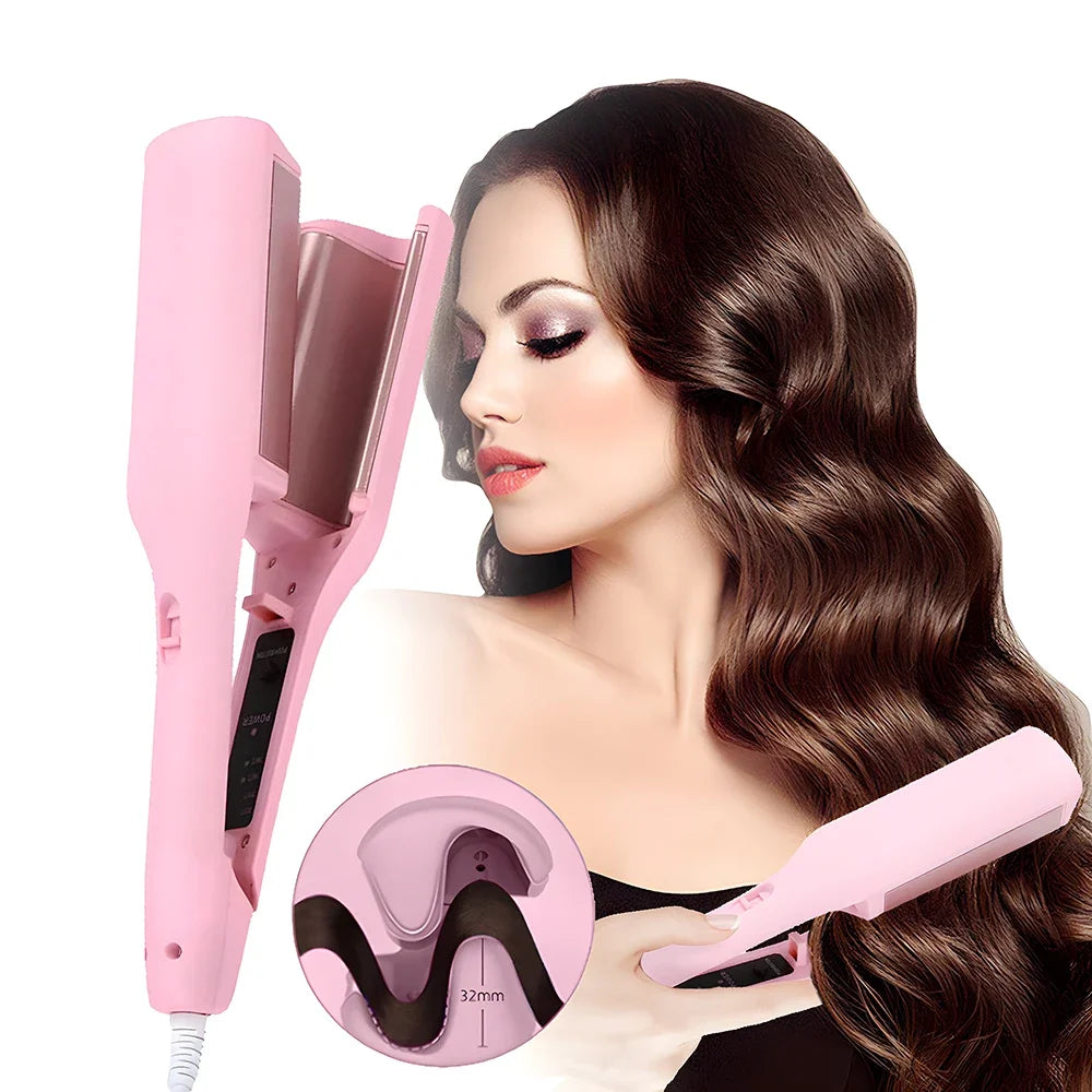 Hair Curling Iron Double Waver 32mm