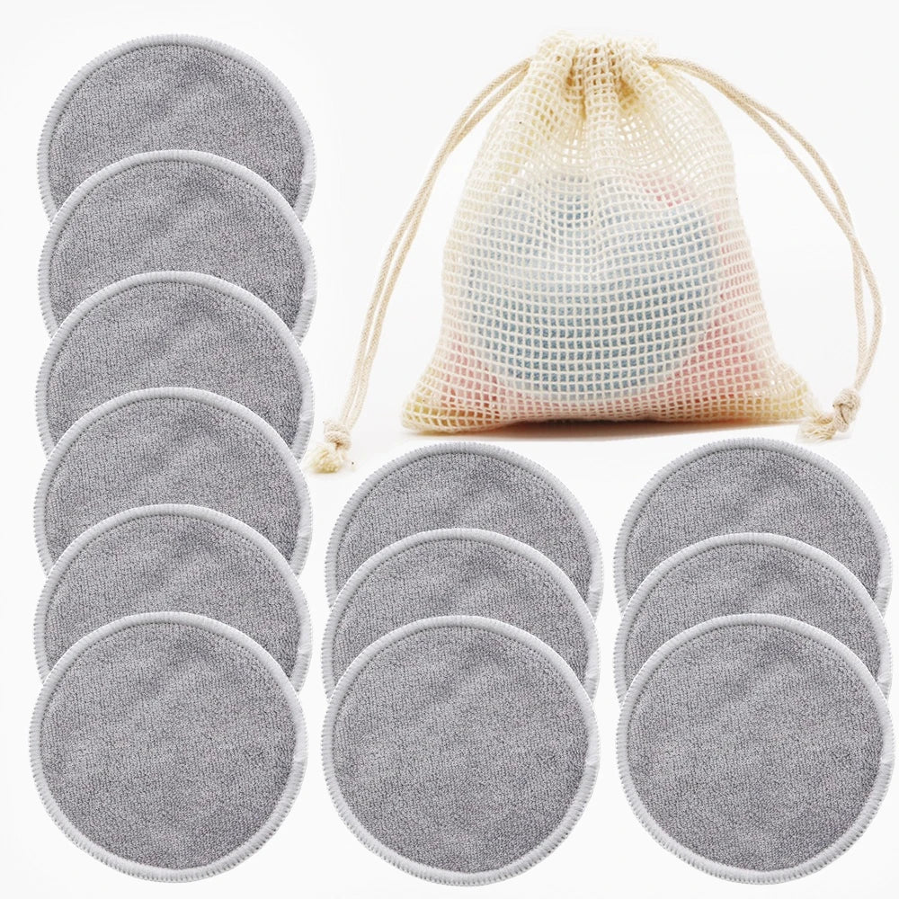12Pc Bamboo Makeup Remover Pads