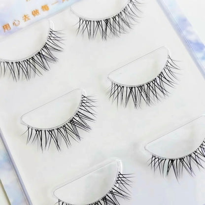 Reusable Clear Band Mink Lashes - 3pairs