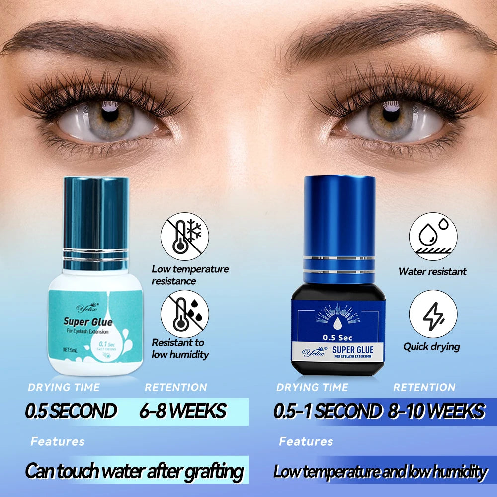 Eyelash Extension Glue 0.5-1 Sec Fast Dry