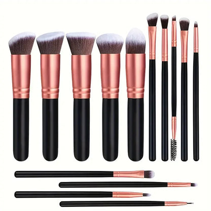 Makeup Brushes Set - 14Pcs