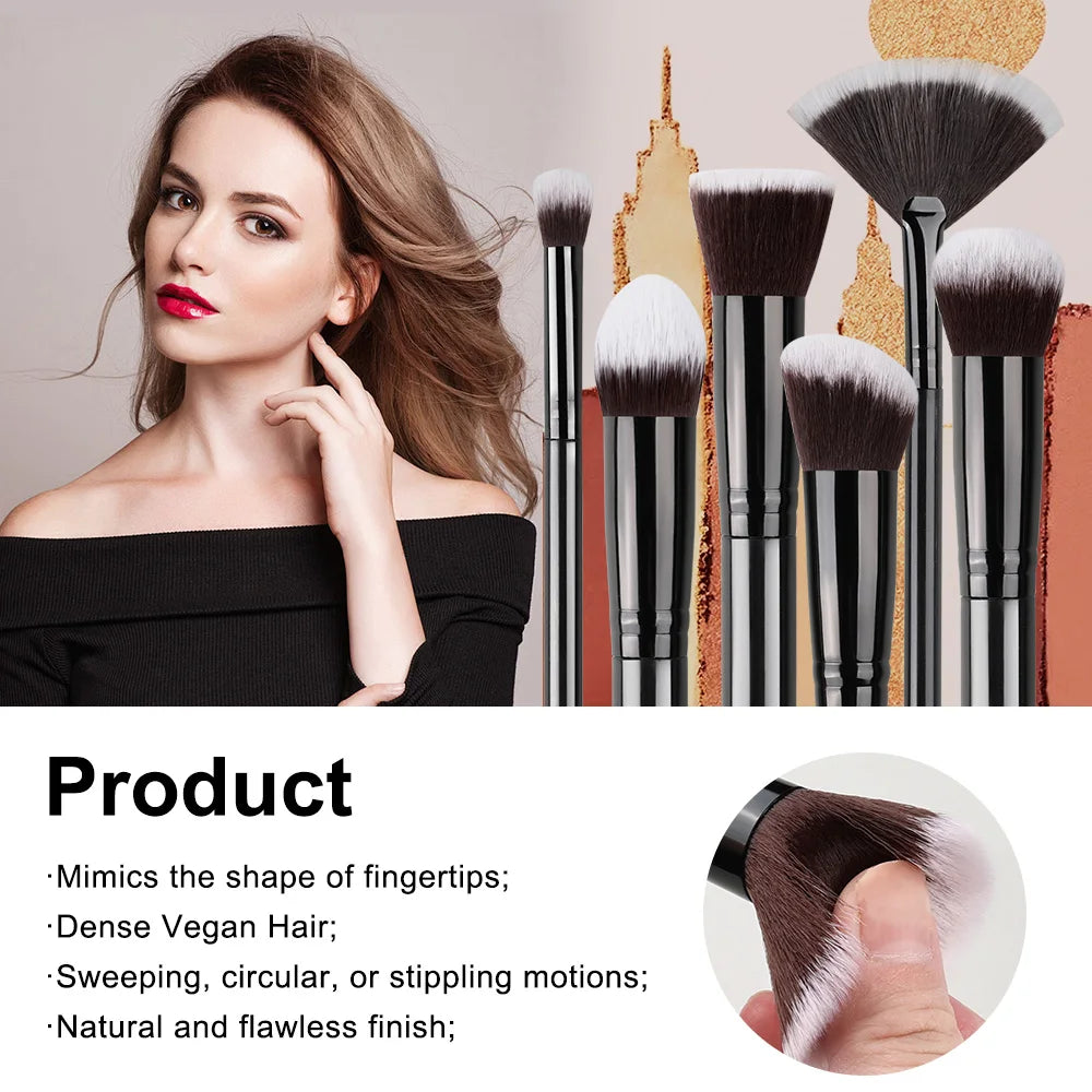 Makeup Brushes Set - 14Pcs