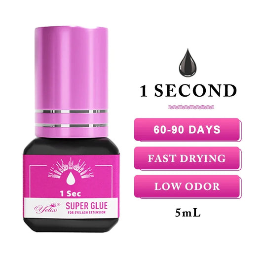 Eyelash Extension Glue 0.5-1 Sec Fast Dry