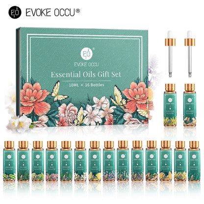 Pure Essential oils, 16x10ml, 100% Natural Undiluted