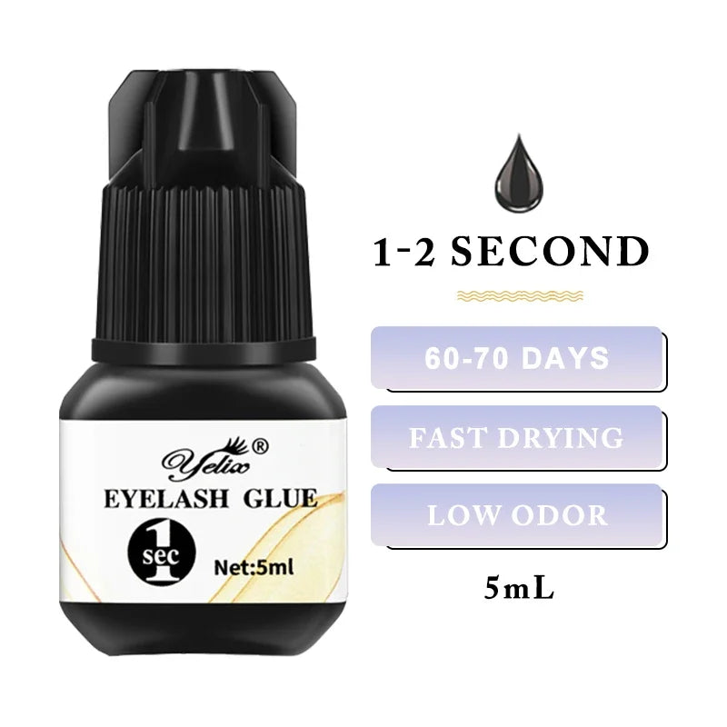 Eyelash Extension Glue 0.5-1 Sec Fast Dry