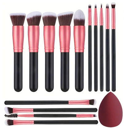 Makeup Brushes Set - 14Pcs