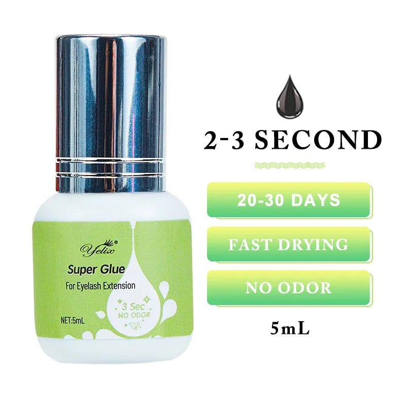 Eyelash Extension Glue 0.5-1 Sec Fast Dry