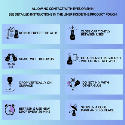 Eyelash Extension Glue 0.5-1 Sec Fast Dry