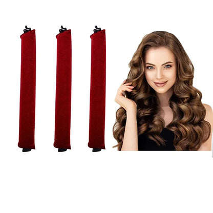 Large Heatless Curling Bun Rollers - 3Pc