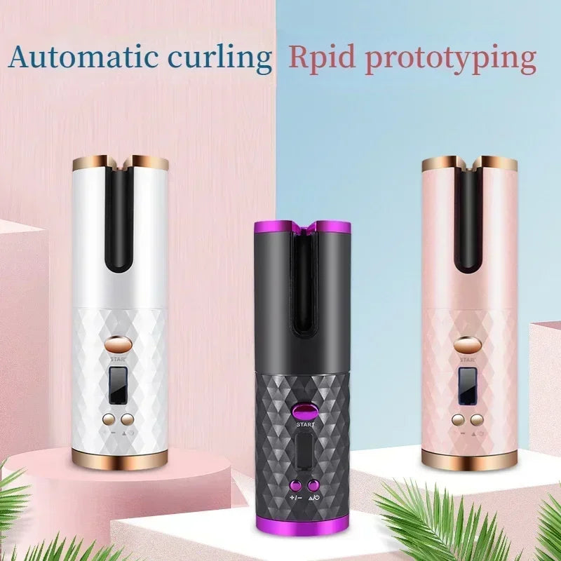 Wireless Automatic Hair Curler - 3 Colors
