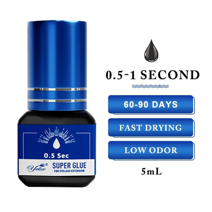 Eyelash Extension Glue 0.5-1 Sec Fast Dry