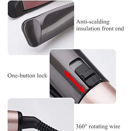 2 in 1 Ceramic Tourmaline Twist Hair Straightener Curler