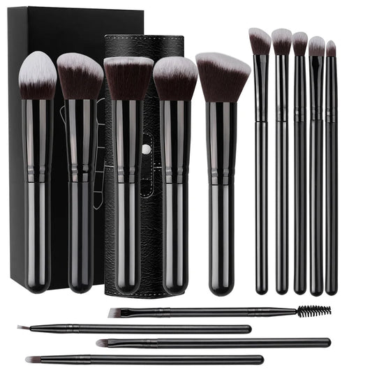 Makeup Brushes Set - 14Pcs