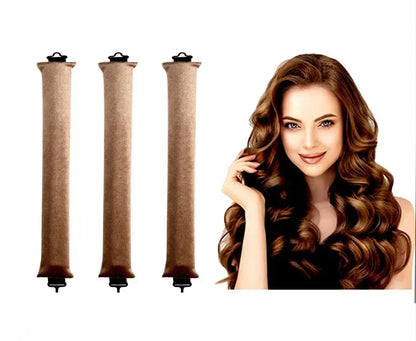 Large Heatless Curling Bun Rollers - 3Pc